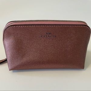 NWT Coach rosegold make up pouch